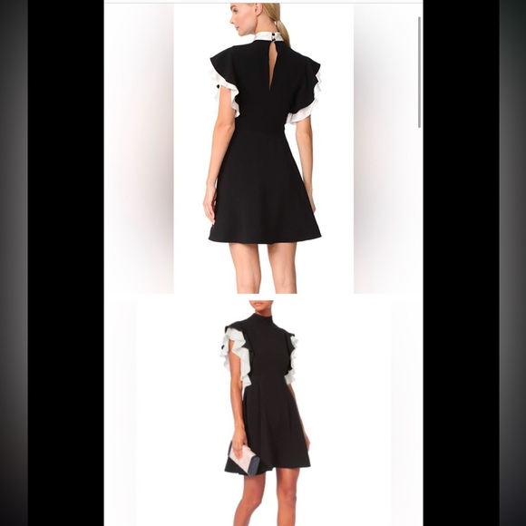 CINQ a' SEPT NWT'S SEXY SECRETARY CLASSY YET SEXY LITTLE BLACK DRESS | Size 6 - Picture 7 of 16